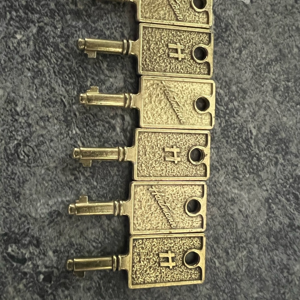 Vintage Hartmann keys mid century